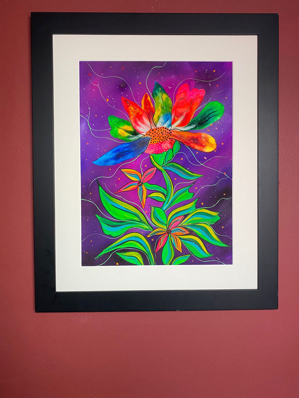 Grow and glow - original (framed) / prints available