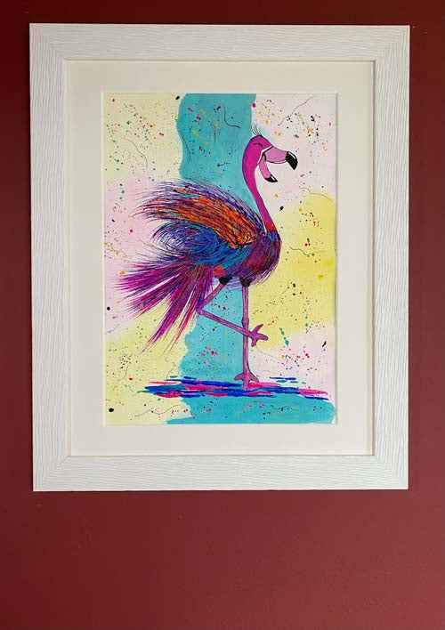 A right old big mouth - original (framed) / prints available (SOLD)