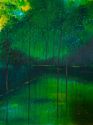 A symphony of green  - original (framed) / prints available