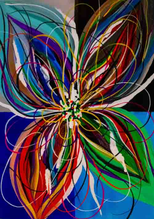 All tangled up - original (framed) / prints available (HALF PRICE) (SOLD)