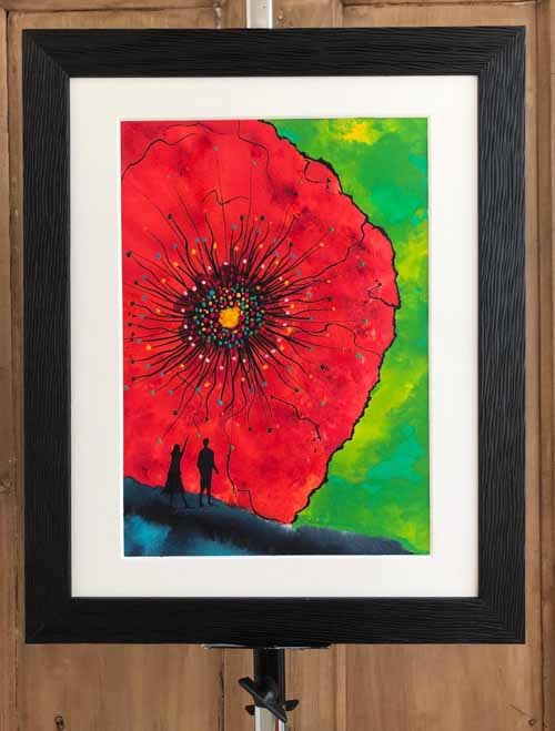 Amazing - original (framed) / prints available