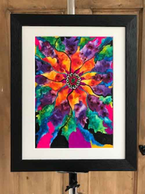 Beautiful chaos - original (framed) / prints available (SOLD)