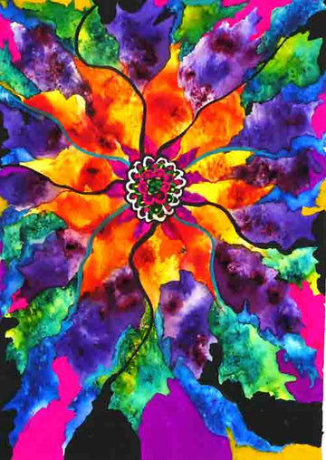 Beautiful chaos - original (framed) / prints available (SOLD)