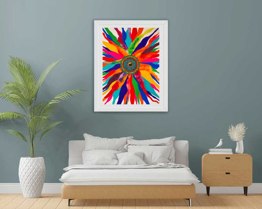 Bright and beautiful - original (framed) / prints available