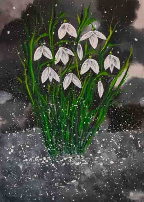 Burst of spring - original (framed) / prints available (SOLD)