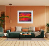Crimson reflections - original (framed) / prints available