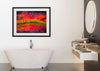 Crimson reflections - original (framed) / prints available