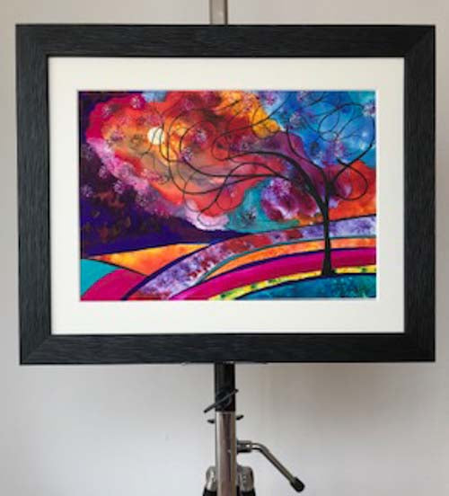 Curves - original (framed) / prints available (SOLD)