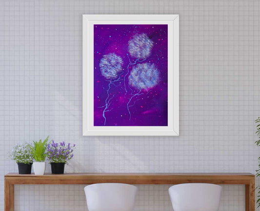 Dancing in the air - original (framed) / prints available (SOLD)