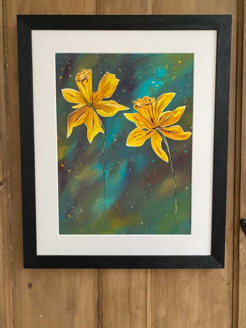 Dancing in the breeze - original (framed) / prints available (SOLD)