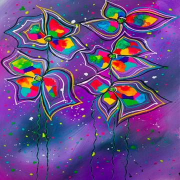 Dancing in the rain - original (framed) / prints available (SOLD)