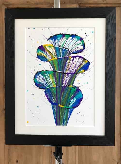 Dancing lily - original (framed) / prints available (SOLD)