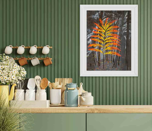 Emerging life - original (framed) / prints available