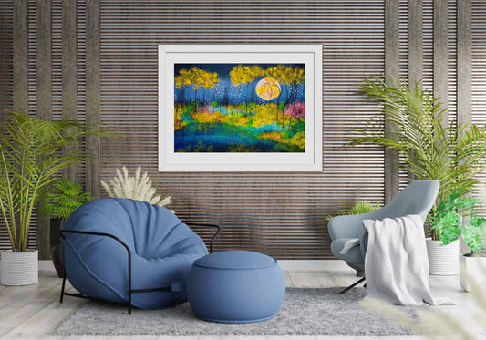 Enchanted - original (framed) / prints available