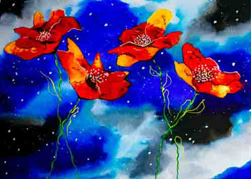 Entwined - original (framed) / prints available (SOLD)