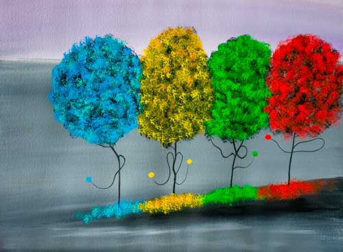 Everything starts from something- original (framed) / prints available (SOLD)