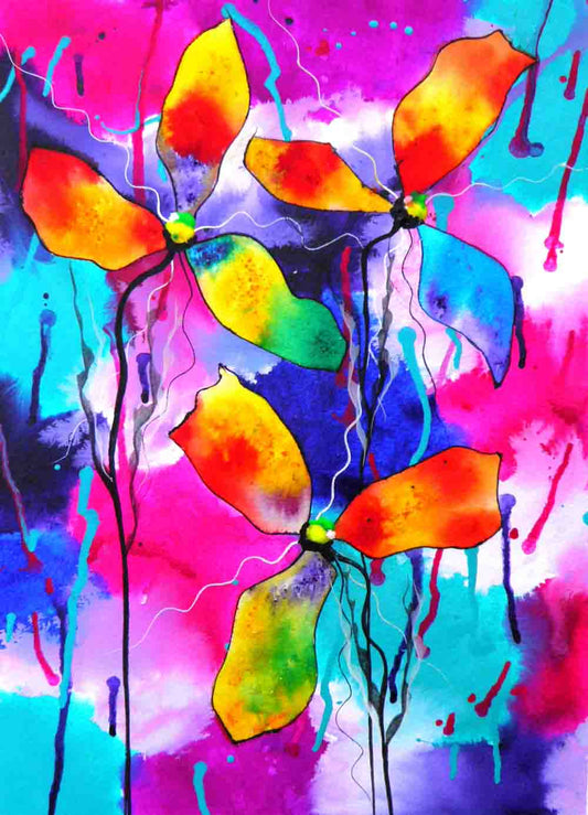 Fan-See flowers -limited edition