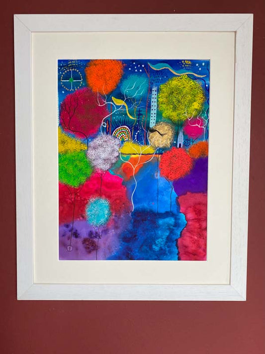 Fantasia - original (framed) / prints available (SOLD)