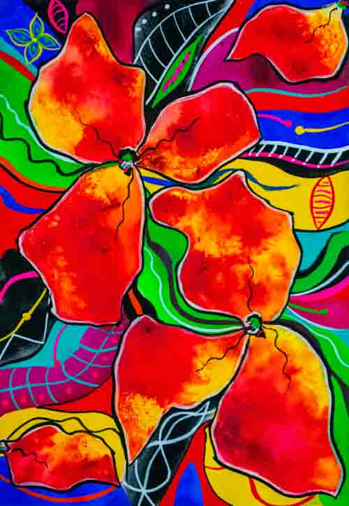 Flowing original (framed) / prints available