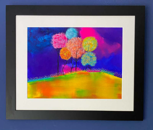 Fluorescence of colour  - original (framed) / prints available (SOLD)