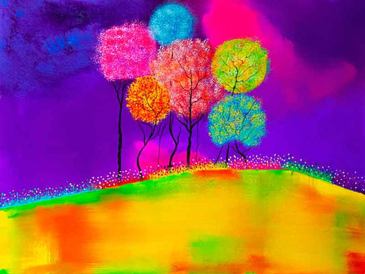 Fluorescence of colour  - original (framed) / prints available (SOLD)