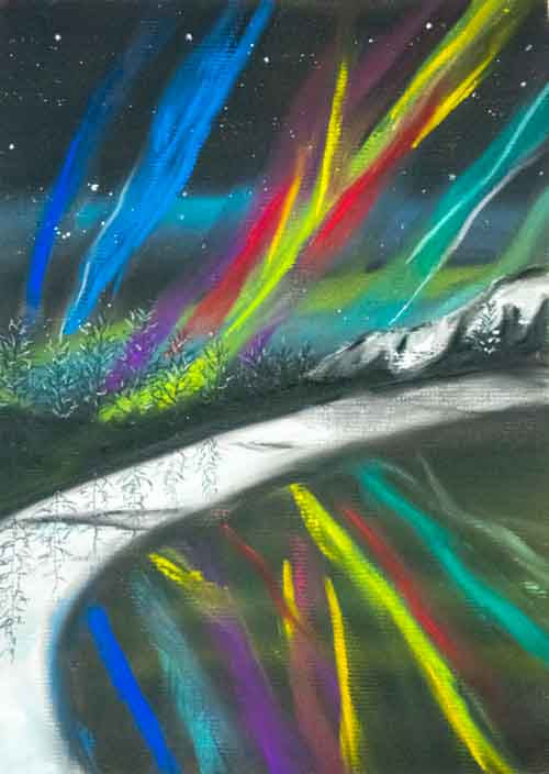 Forever look up - original (framed) / prints available