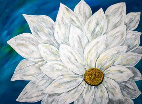 Groovy - Acrylic on boxed canvas