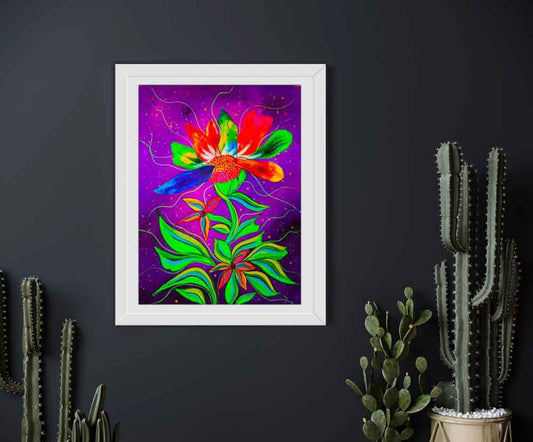 Grow and glow - original (framed) / prints available