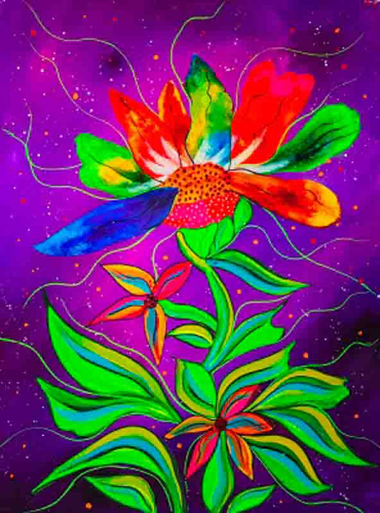 Grow and glow - original (framed) / prints available