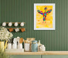 Happy Flappy - original (framed) / prints available (SOLD)
