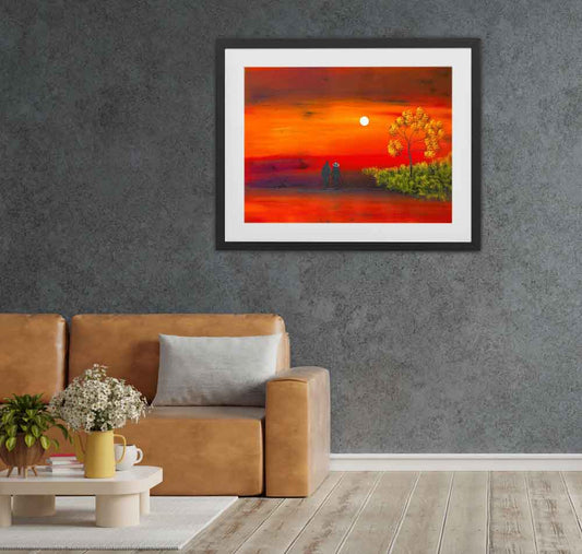Happy memories- original (framed) / prints available (SOLD)