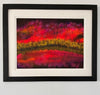 Crimson reflections - original (framed) / prints available