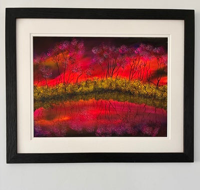 Crimson relfections  - original (framed) / prints available