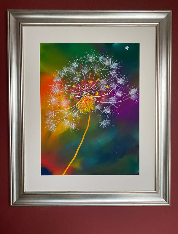 Wish upon a star - original (framed) / prints available