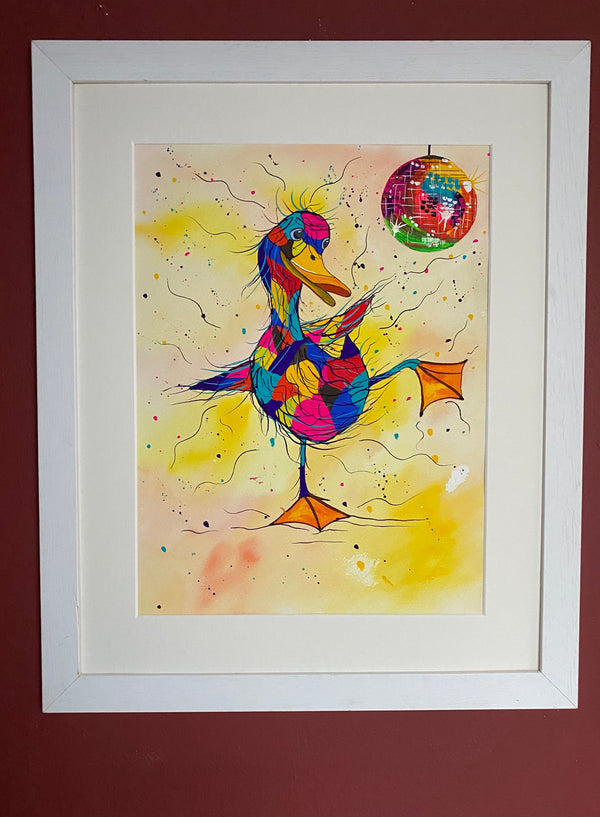 Strictly come quackers - original (framed) / prints available