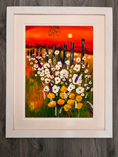 Where colour runs wild  - original (framed) / prints availale