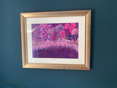 All shades of pink - original (framed) / prints available