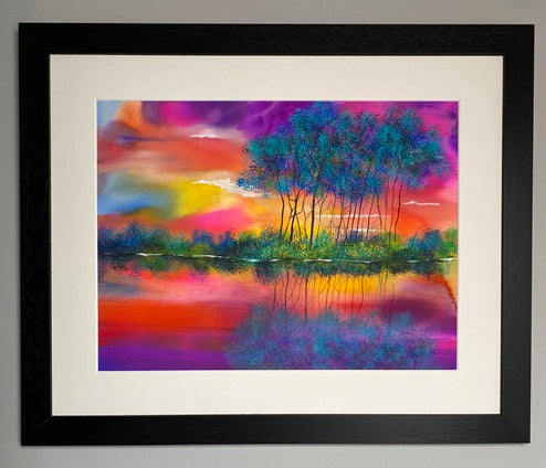 Never stop dreaming - original (framed) / prints available