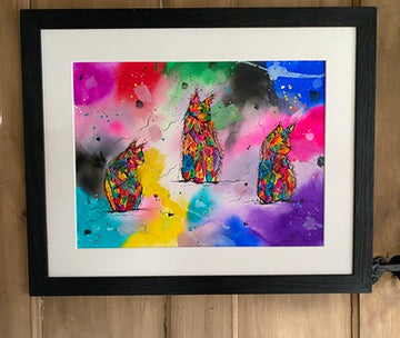 The Inseparables - original (framed) / prints available