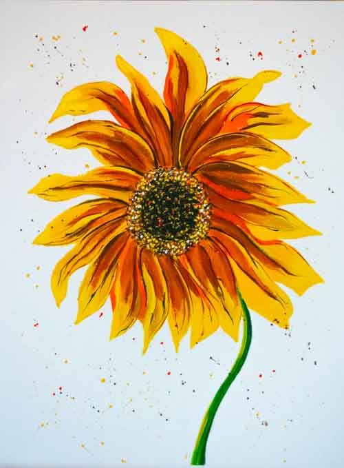 I’m here, I'm happy - original (framed) / prints available (SOLD)