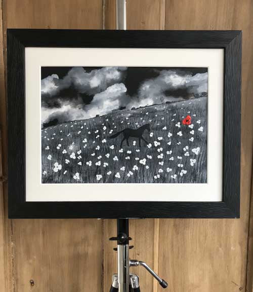 In harmony - original (framed) / prints available (SOLD)