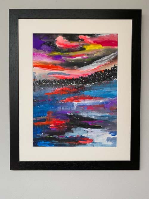 It's where you want it to be - original (framed) / prints available (SOLD)