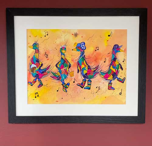 It's the duck dance - limited edition