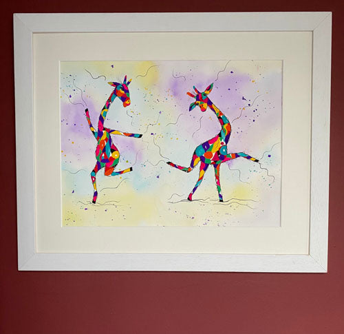 Jigging Giraffes - limited edition