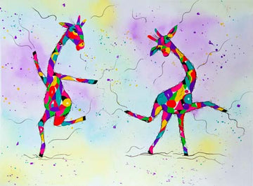 Jigging Giraffes - limited edition