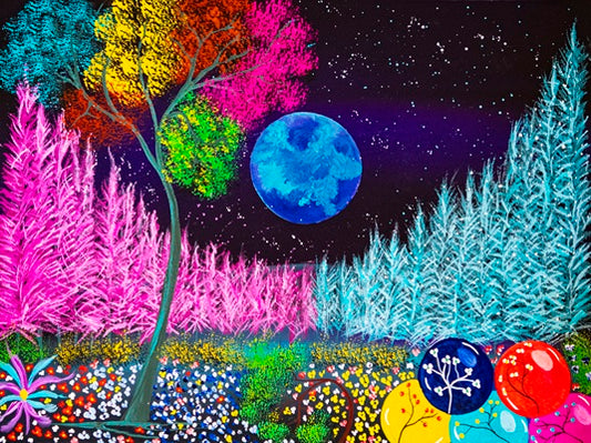 Joy of the seasons - original (framed) / prints available