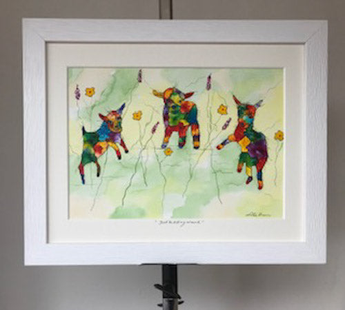 Just kidding around - original (framed) / prints available.