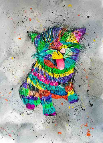 Laughing me head off - original (framed) / prints available (SOLD)