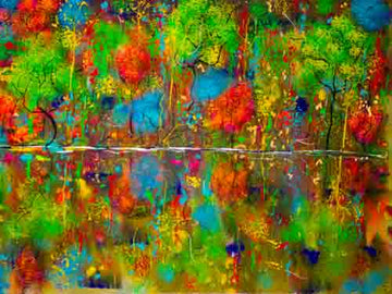 Life in the woods - original (framed) / prints available