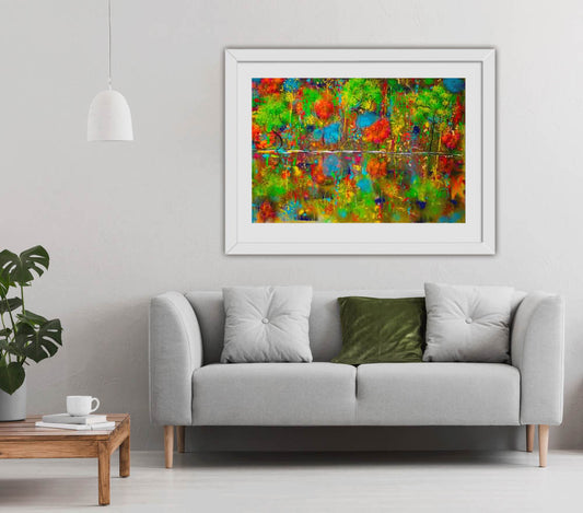 Life in the woods - original (framed) / prints available